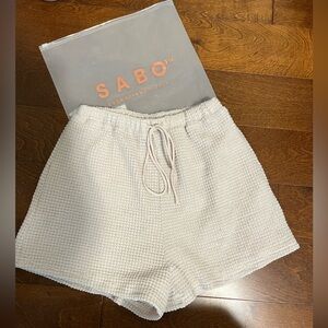 Sabo Skirt Emel waffle shorts XS